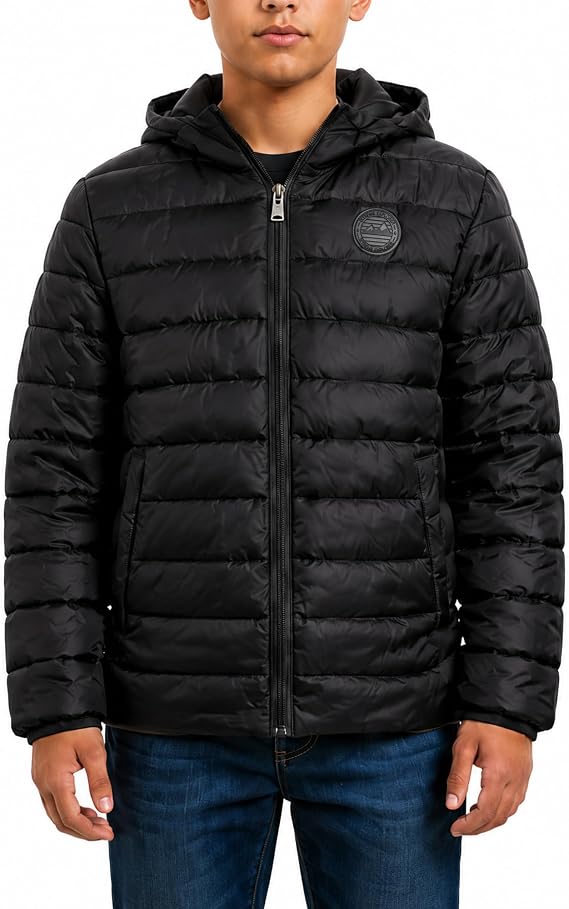 iXtreme Boys Puffer Jacket - Quilted Zip-Up Packable Puffer Winter Coat