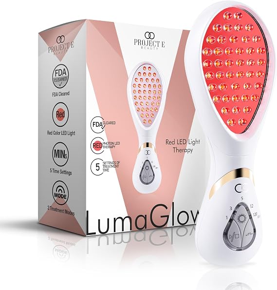 Red and Blue Light Therapy Wand by Proect E Beauty (LumaGlow Red)
