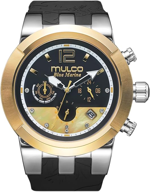 MULCO Luxury Waterproof Watch for Women - Rose Gold Stainless Steel Analog