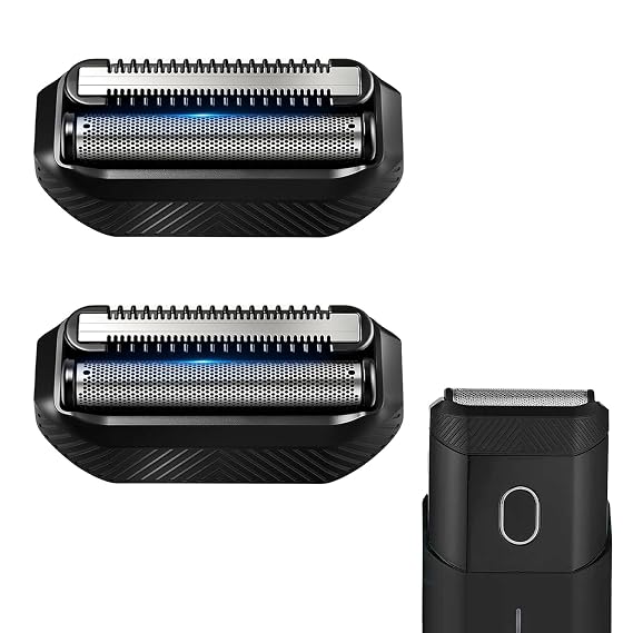 2Pack Replacement Foil Blade Compatible with MANSCAPED The Handyman,Foil Blades for Portable Mens Travel Facial Hair Groomer