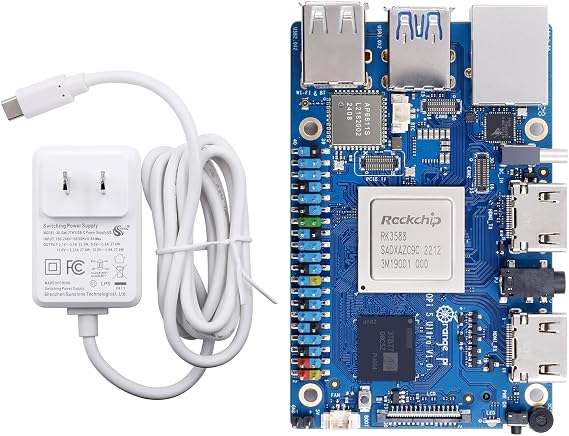 Orange Pi 5 Ultra 8GB RAM LPDDR5 Rockchip RK3588 Development Board, 8K Video Decoding 2.4GHz Frequency M.2 PCIE 2.5G LAN Wi-Fi 6E+BT 5.3/BLE Single Board Computer (8G+Supply)