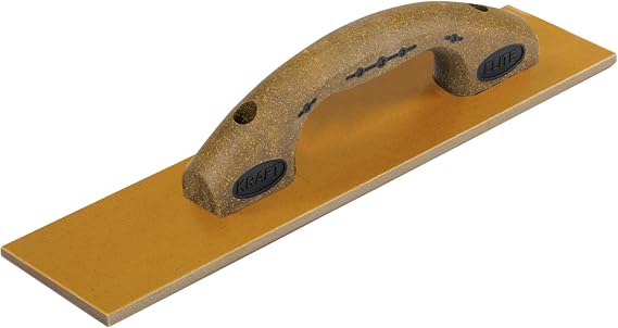 Kraft Tool Kraft CFE506K 18" by 3-1/2" Elite Series Five Star Square End Laminated Canvas Resin Hand Float with Cork Handle (1per Pack)