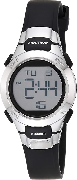 Armitron Sport Women's Digital Chronograph Resin Strap Watch, 45/7012