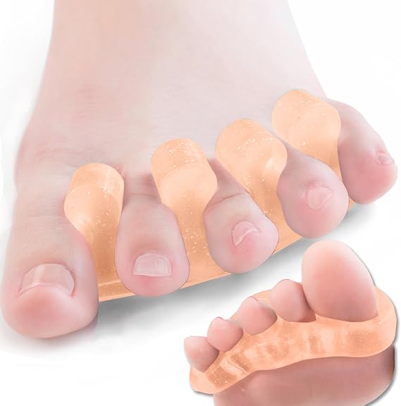 Dr. JK- ToePal Gel Toe Separator, 2 Pairs, Toe Spacers, Bunion Corrector