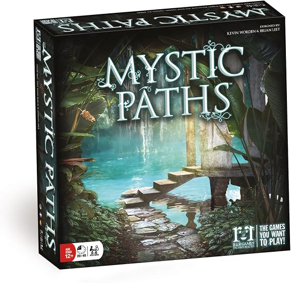 R&R Games Mystic Paths, Cooperative Board Game for Adults and Kids, Card Games for Family Night, Hidden Treasure Games, 2-6 Players, 30-45 Minutes Duration