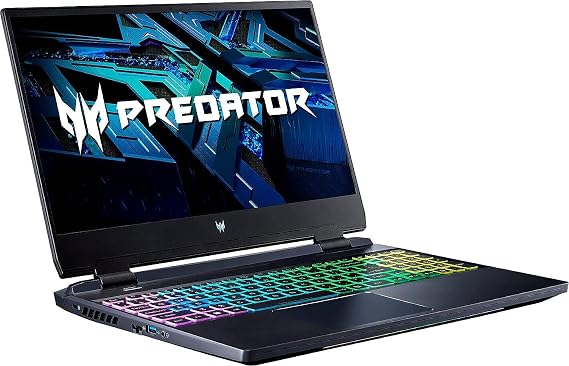 Acer Predator Helios 300 Gaming Laptop | Intel i7-12700H | NVIDIA GeForce RTX 3060 | 15.6" FHD 165Hz IPS Display | 16GB DDR5 RAM | 512GB SSD | Killer WiFi 6E | US English Keyboard | Windows 11 Home