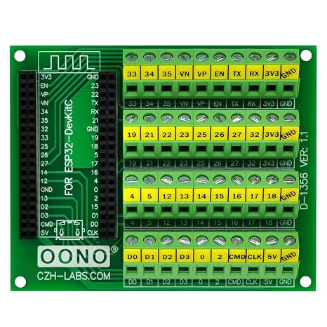 Screw Terminal Block Breakout Module Board for ESP32-DevKitC