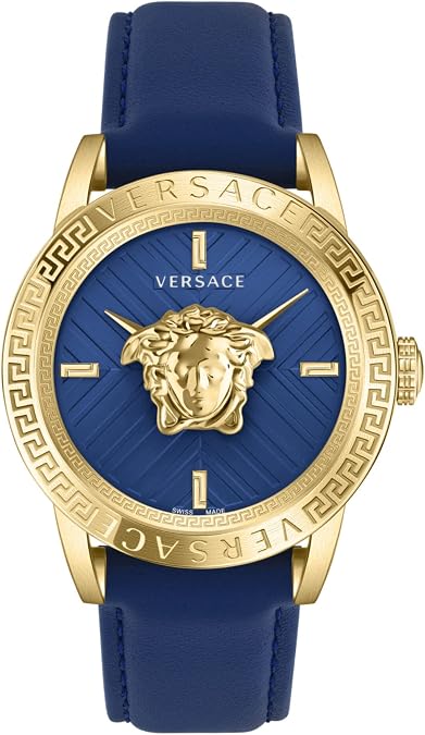 Versace V-Code Collection Luxury Mens Watch Timepiece