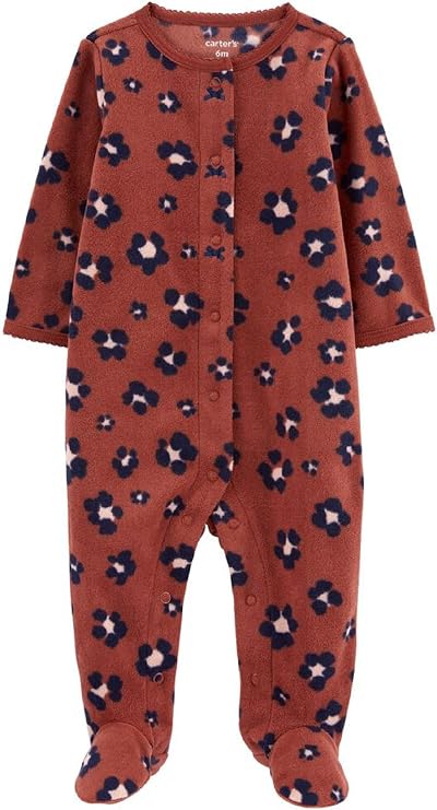 Carter's Baby Girls' 1 Piece Fleece Sleepwear