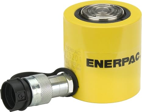 Enerpac RCS-201 Single-Acting Low-Height Hydraulic Cylinder with 20 Ton Capacity, Single Port, 1.75" Stroke Length