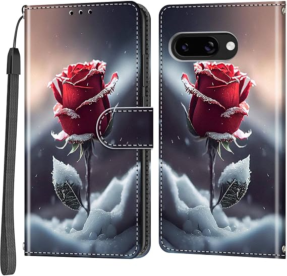 Case Wallet for Google Pixel 9A, Snow Rose