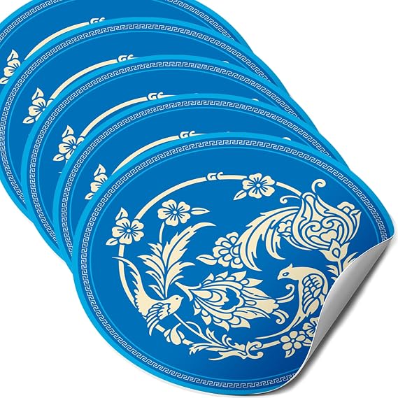Annual Wealth Amulet 2026 Feng Shui Stickers, Symbol of Prosperity, Flow & New Beginnings, Decorative Feng Shui Stickers for Balance and Growth Energy, Made in USA (5 Pack)