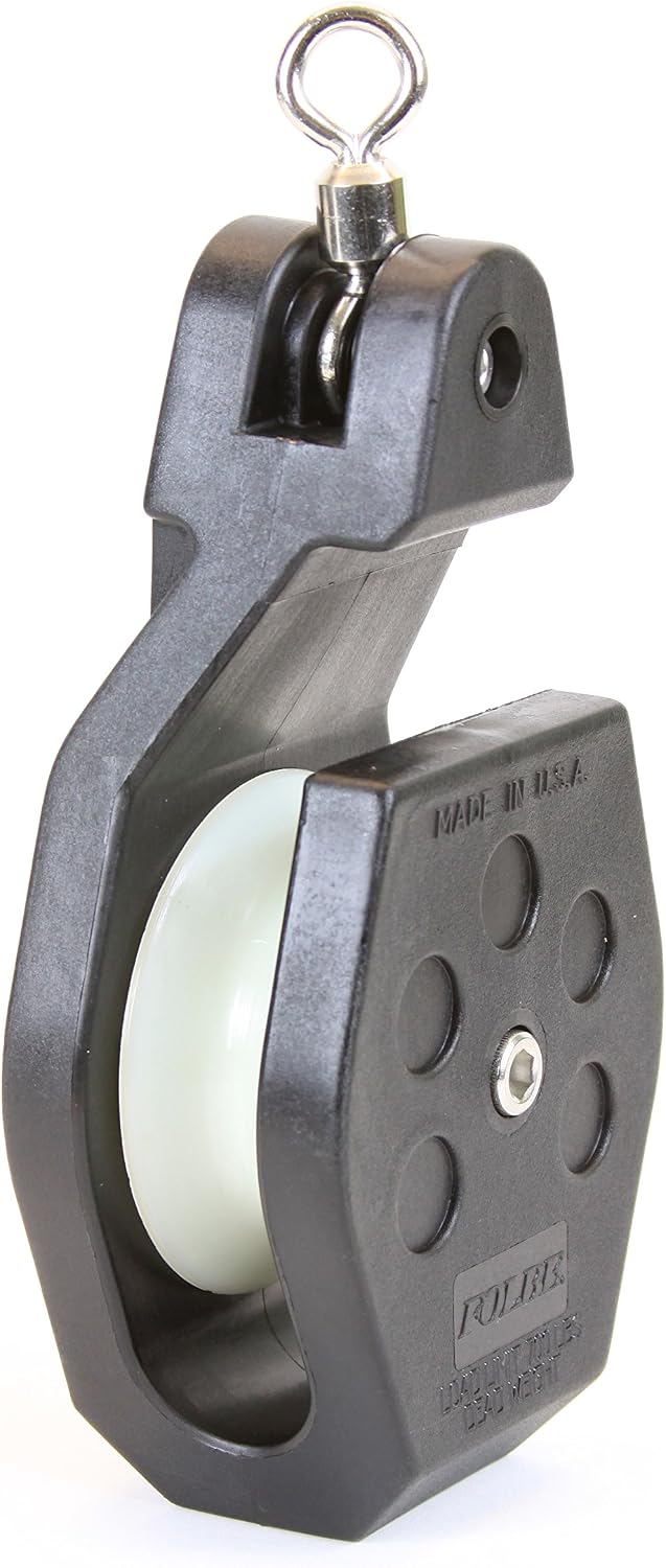 Open Block Crab Pot Pulley with Swivel - F005