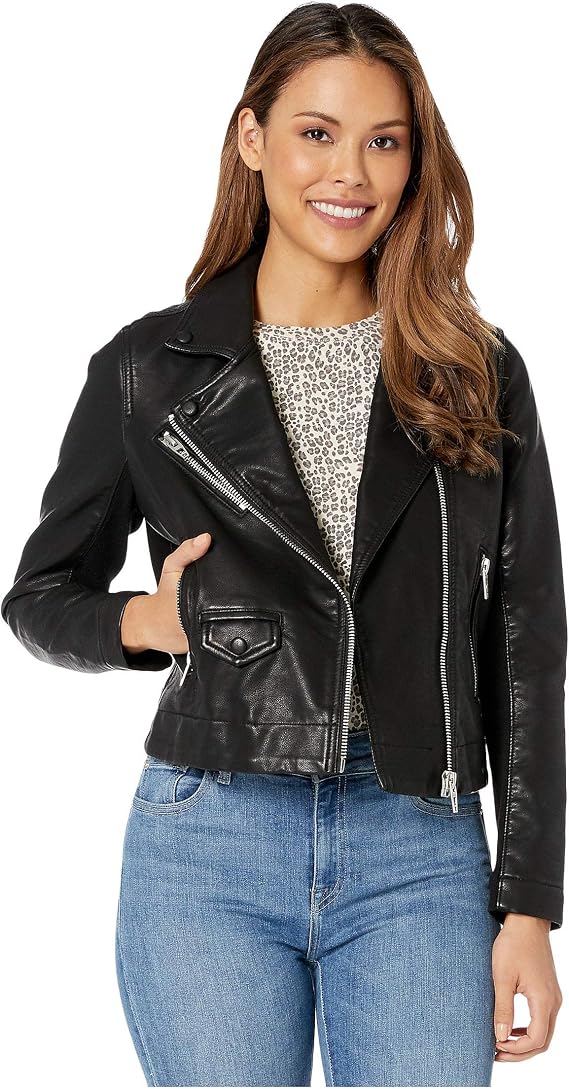Blank NYC Faux Leather Moto Jacket