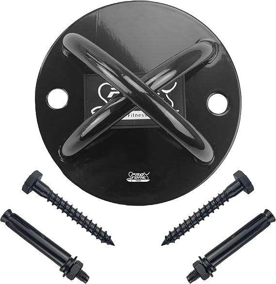 PROTONE suspension strap trainer wall/ceiling mount for use with suspension strap trainer/resistance bands/bodyweight strength training