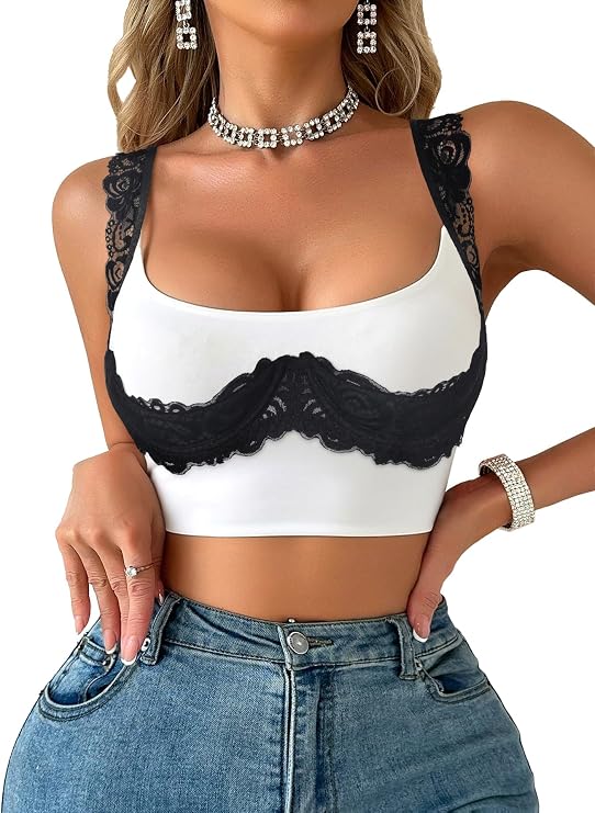 1/4 Cup Supportive Padded Underwired Push Up Lace Bra Lingerie