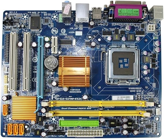 Computer Motherboards Fit for GIGABYTE GA-G31M-ES2C Desktop Motherboard G31 Socket LGA 775 for Core 2 DDR2 4G Micro ATX Original
