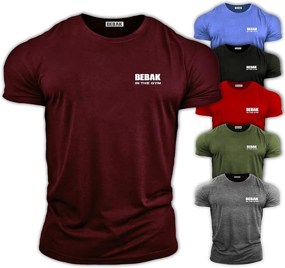 GYM CLOTHES FOR MEN Gym T Shirt Bodybuilding T Shirts Gym Clothes – BEBAK Workout Top Training Tops Arnold Schwarzenegger inspired design T Shirt MMA