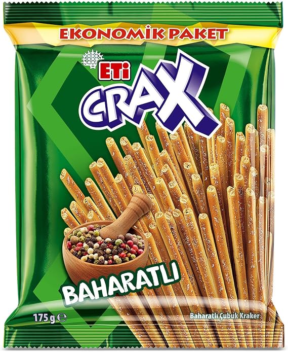 Eti Crax Spicy Stick Cracker 175 g