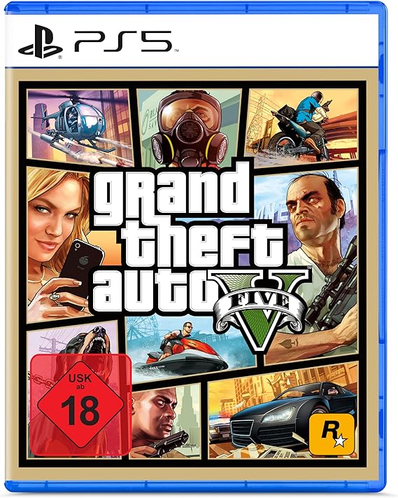 GTA 5 - Grand Theft Auto V [uncut Edition] [Alman ambalajı] PS5 için