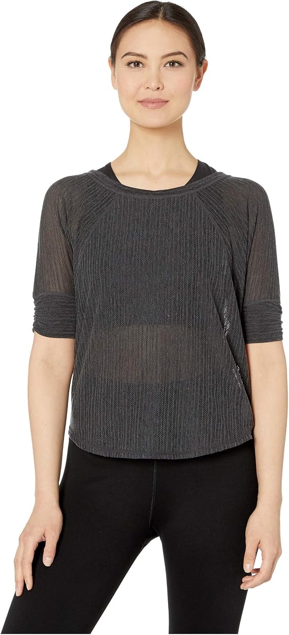 PRANA CLOTHING Top Helani Blk XL, 1 EA