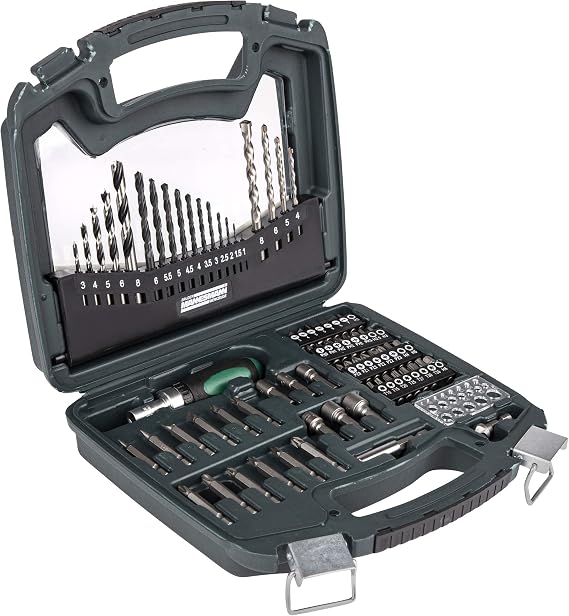 Bruder Mannesmann Werkzeuge 75 Piece Drill and Screwdriver Set Pack of 1 M54375