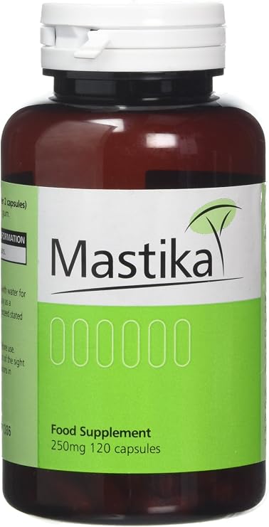 Mastika 250mg Mastic Gum - Pack of 120 Capsules
