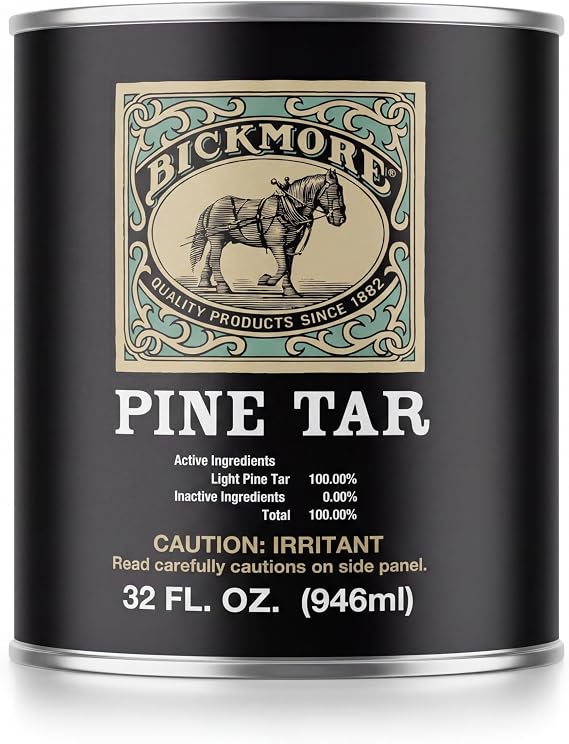 Bickmore Pine Tar 32oz - Hoof Care Formula for Horses