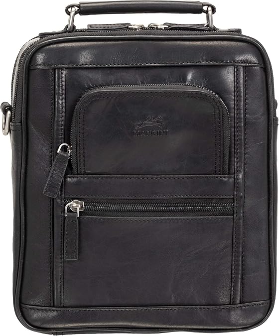 Mancini Buffalo Double Compartment Unisex Bag