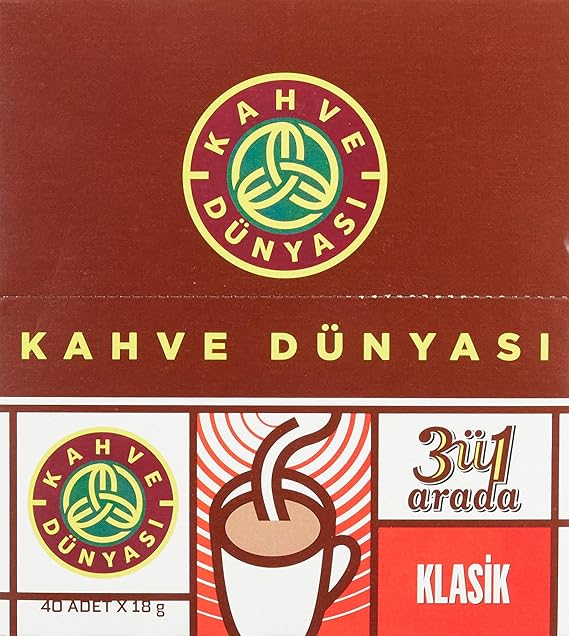 Kahve Dünyası 3'ü 1 Arada Klasik Hazır Kahve 40'lı