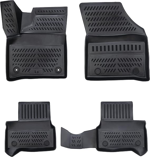 ELMASLINE 3D Rubber Mats for VW E-UP 2020-2026 Floor Mats with High Edge - Accessories