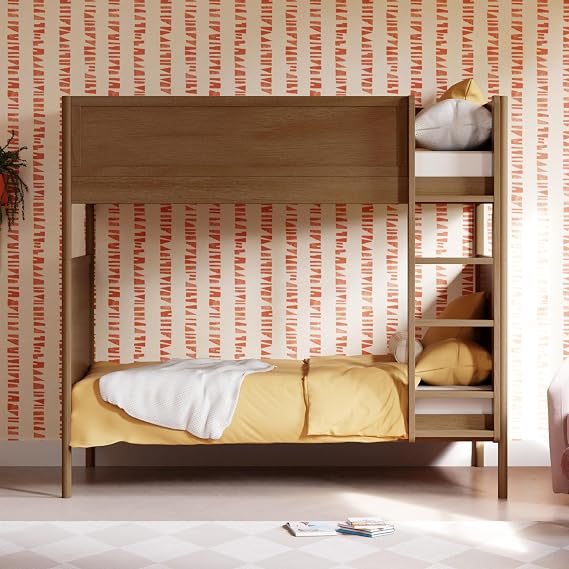 Babyletto Bondi Bunk Bed Twin Over Twin in Natural Walnut