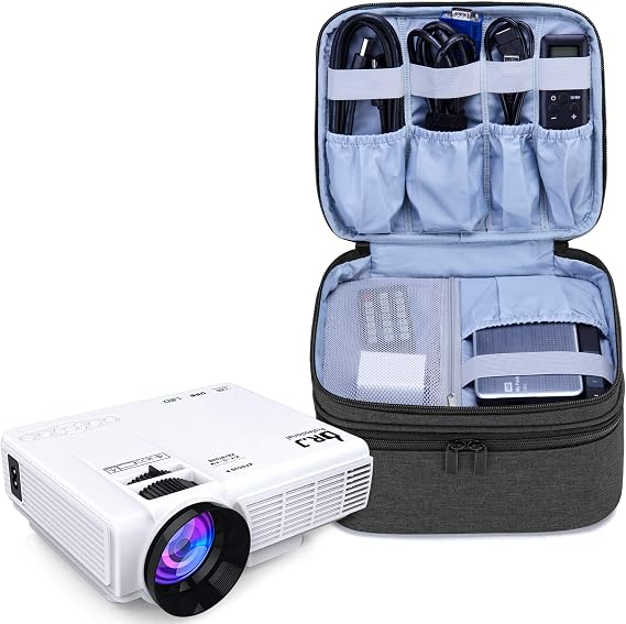 LUXJA Carrying Bag Compatible with DR.J Mini Projector, Black