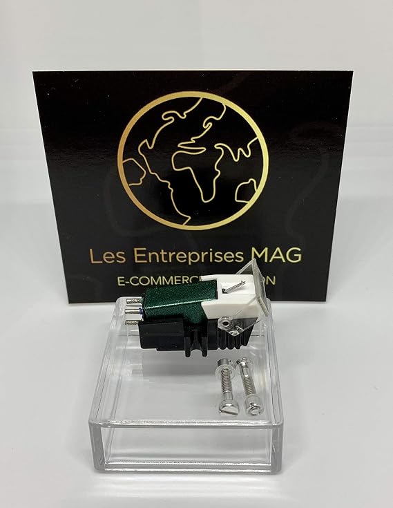 Cartridge + Diamond stylus for STANTON ST100, ST150, STR8 100, STR8 80, STR8 90 Forest Green
