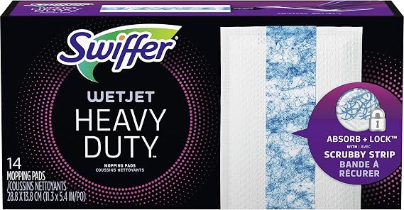 Swiffer Wetjet Pads with The Power of Mr. Clean Magic Eraser, 14 Count