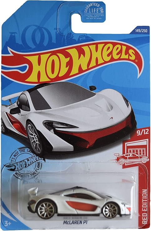 Hot Wheels McLaren P1 - Red Edition 9/12 - white 149/250