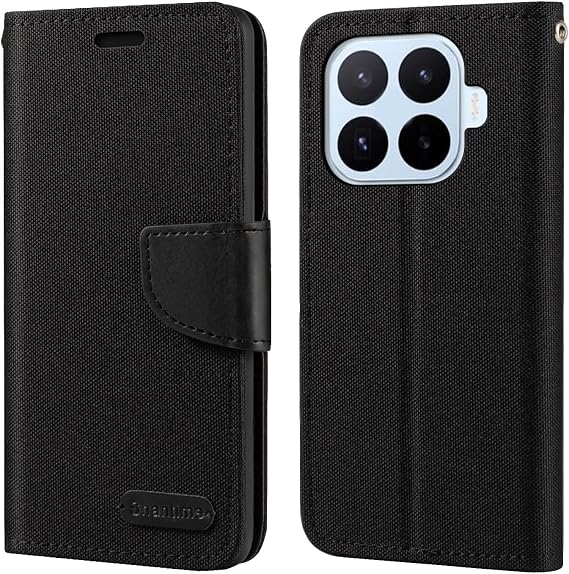 Woven Leather Case for Xiaomi 17T - Black