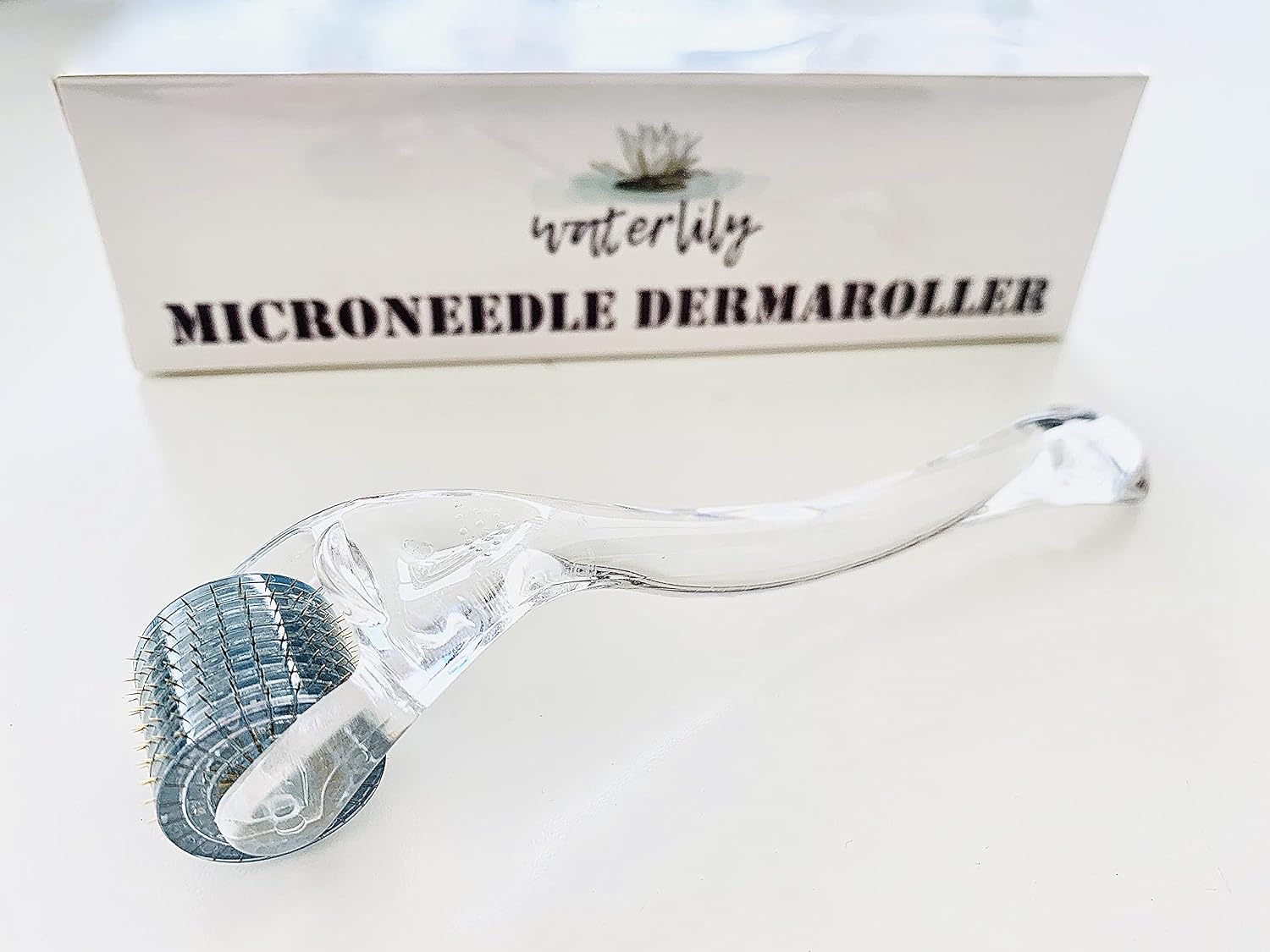 Derma Roller 192 real individual needles for face hair growth beard body skin care titanium microneedle antiaging (0.25 mm needle)