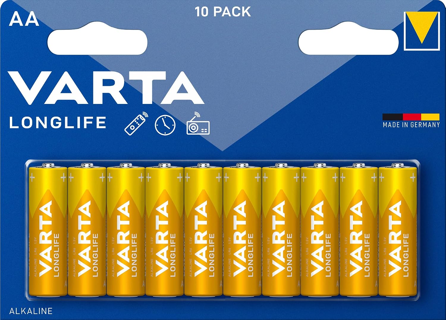 VARTA Longlife AA Alkaline pen battery 10 pack