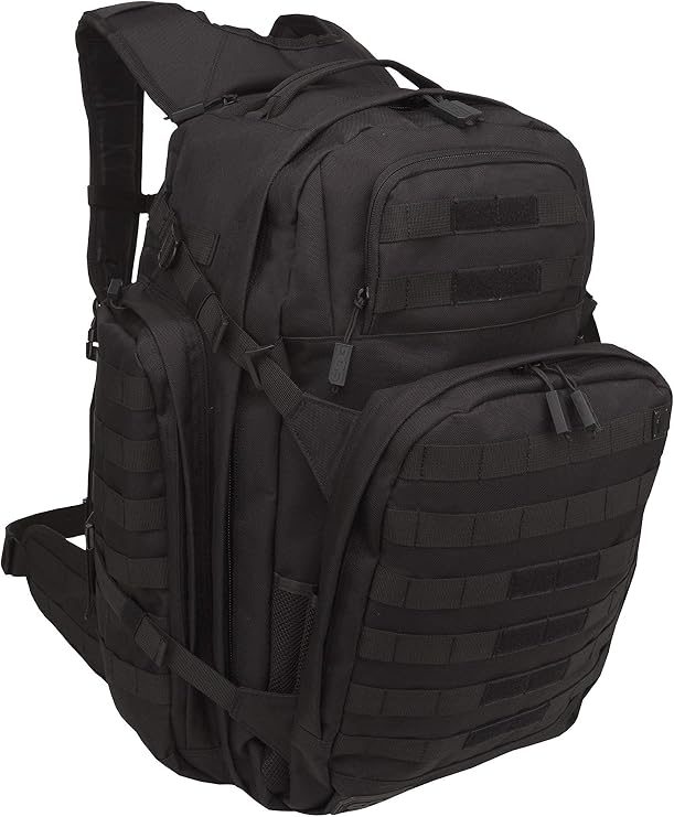SOG Barrage Tactical Internal Frame Backpack, 64.3-Liter Storage, Black
