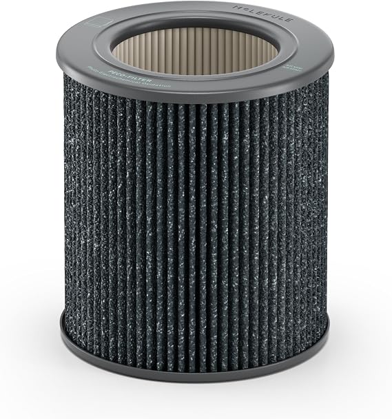 Molekule PECO-HEPA Tri-Power Filter Air Mini and Air Mini+ | Air Purifier Replacement Filters for Allergens, Smoke, Mold, Bacteria, Viruses & Other Pollutants for Clean Air - Gray
