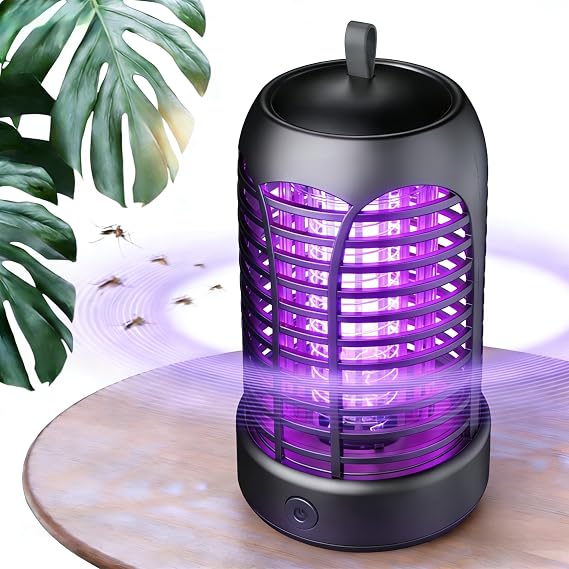 Bug Zapper Electric Indoor & Outdoor Mosquito Killer Lamp,3800V Insect Pest Fly Killer,Waterproof Mosquito Killer Lamp,Effectively Eliminates Mosquitoes,Flies,Fruit Flies,Insects and the like