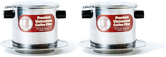 Vietnamese Coffee Filter Set. Also Known as a Vietnamese Coffee Maker or Press 8oz Gravity Insert (2-Pack)