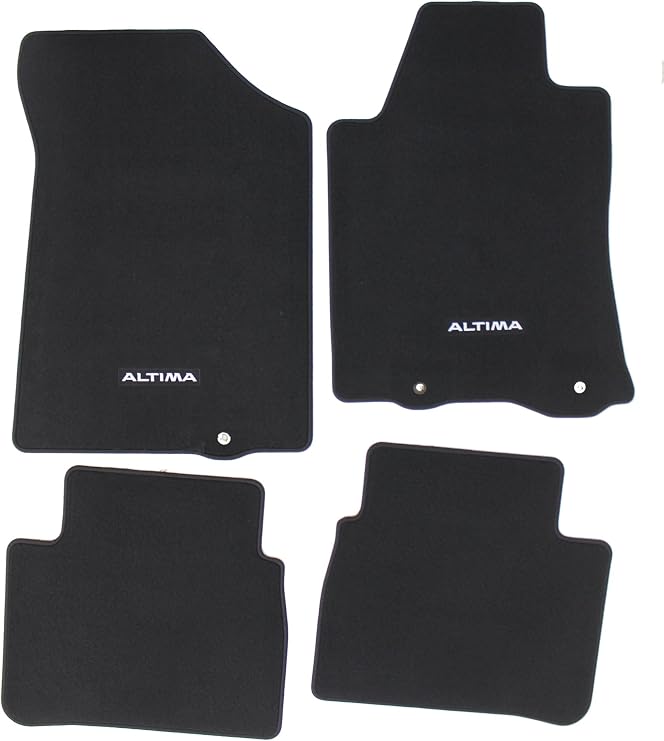Genuine Nissan Accessories 999E2-UZ000 Charcoal Carpeted Floor Mat