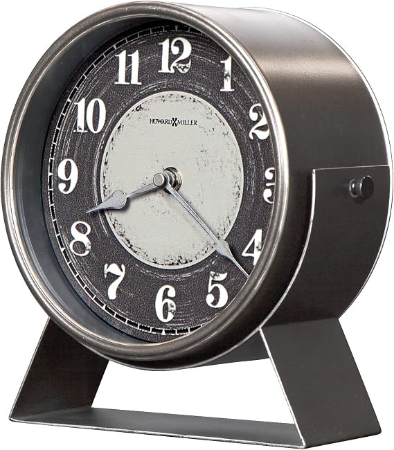 Howard Miller Seevers Mantel Clock - Decorative Tabletop Analog Clock for Living Room, Bedroom, Office - Battery Operated - Quartz Movement, Vintage Accent for Fireplace, Shelf, or Bedroom Nightstand