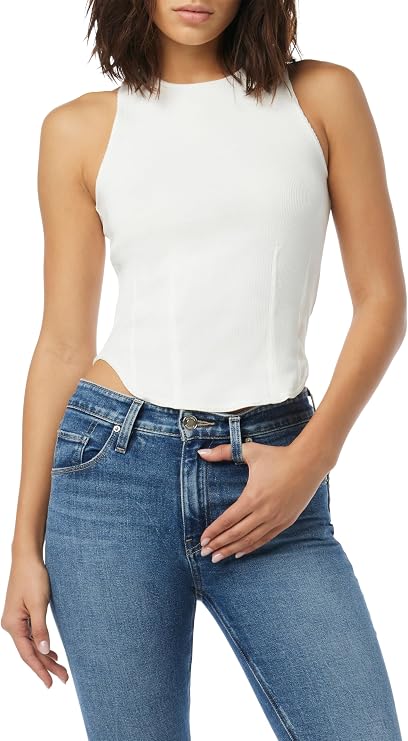 HUDSON Women's Eco Darted Sleeveless Tank Top