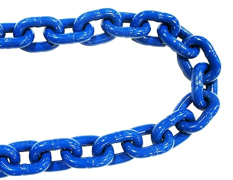 3/8 Grade 100 Alloy Rigging Chain | 8,800 lbs Working Load | Lifting Towing | HD | Excavator Construction (3/8" X 35 FT)