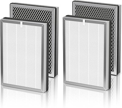 25 Replacement Filter for 25 Air Purifier S1W1B1, 3-in-1 H13 True HEPA Activated Carbon Filter