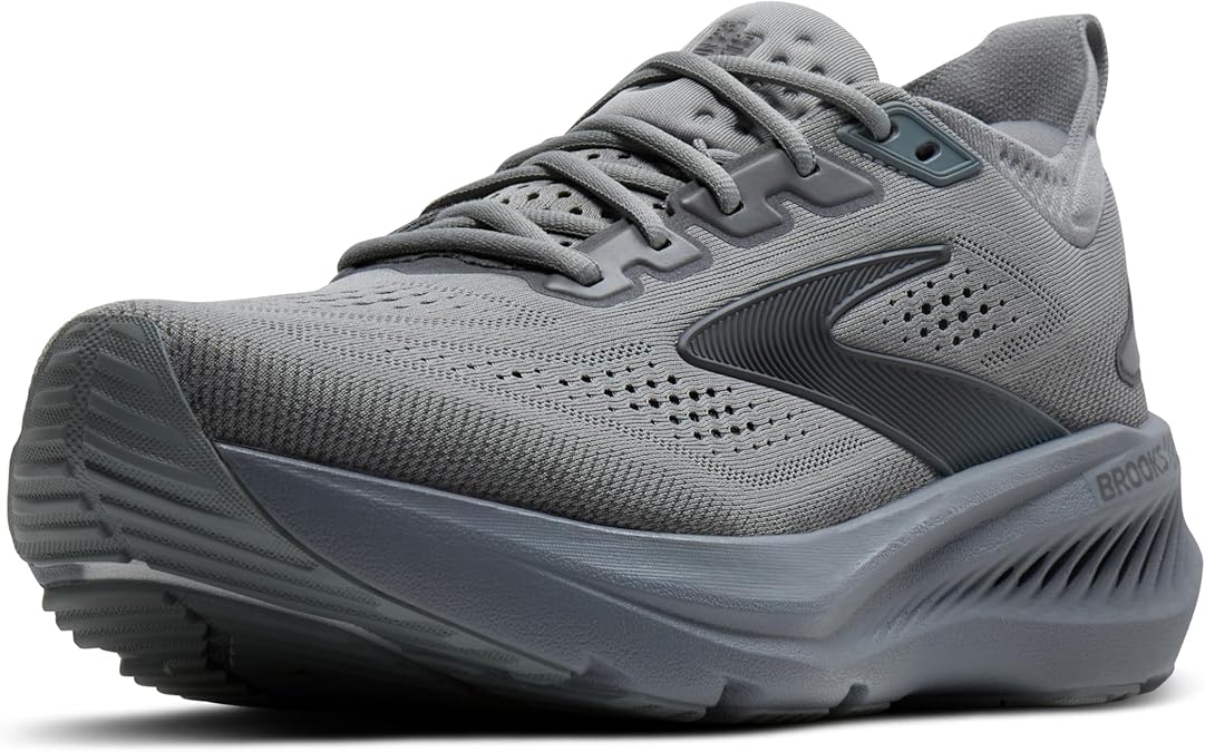 Brooks メンズ グリセリン GTS 23 サポートランニングシューズ, グレー/ブラックパール/ブラック, 11 Wide