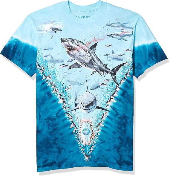 Liquid Blue Men's Great White Sharks T-Shirt